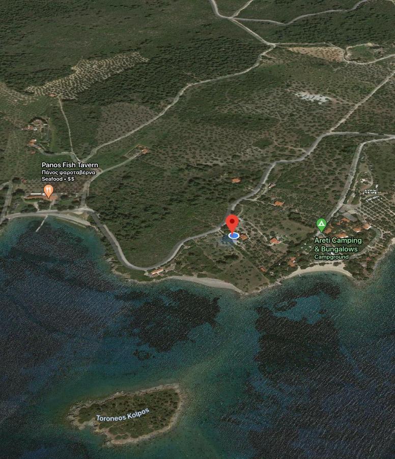 Hidden Gem Sithonia Villa Metochi Agias Kiriakis Buitenkant foto